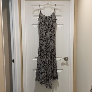 Silk patterned dress, size 6